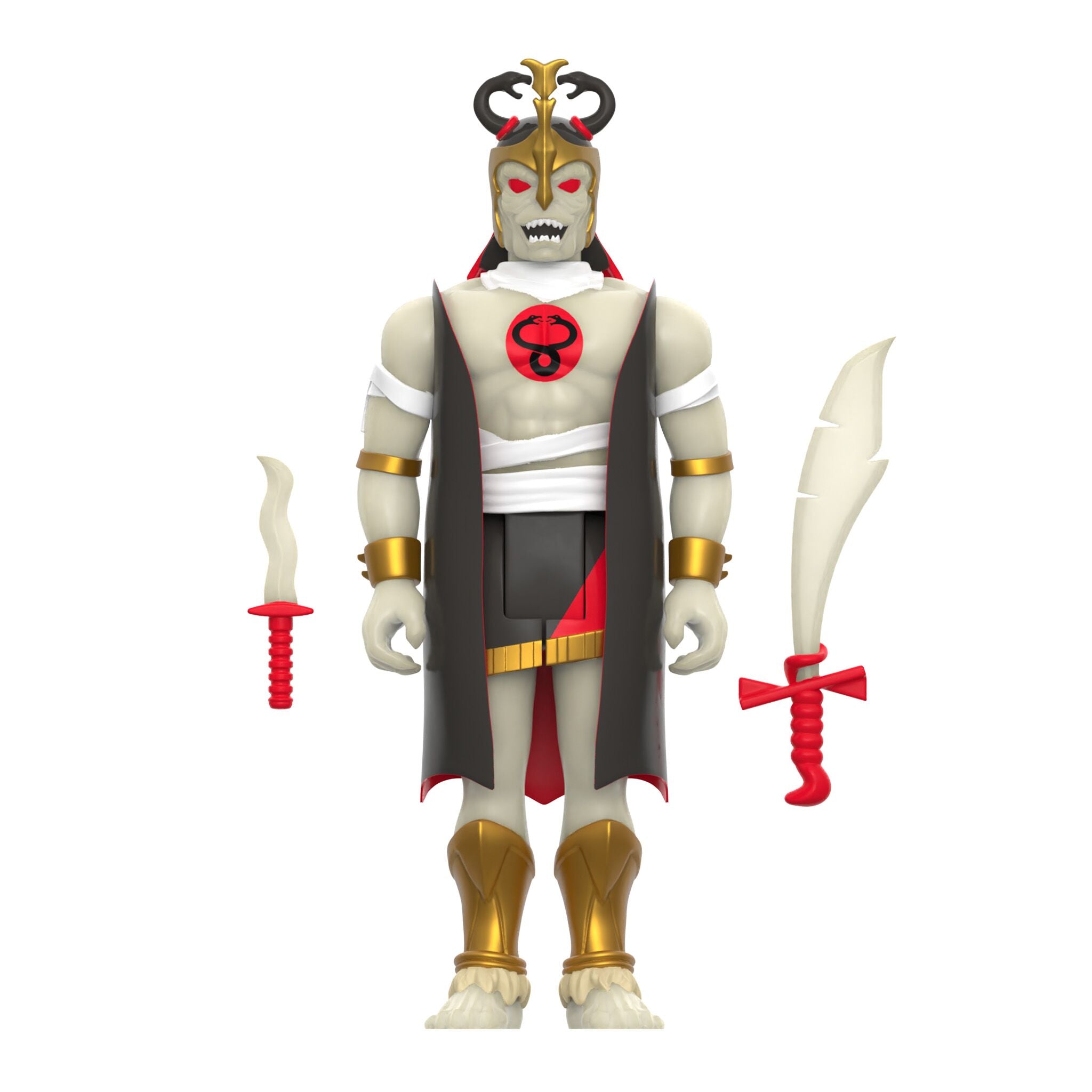 Super7 ThunderCats ReAction Mumm-Ra figurina glow 9.5 cm