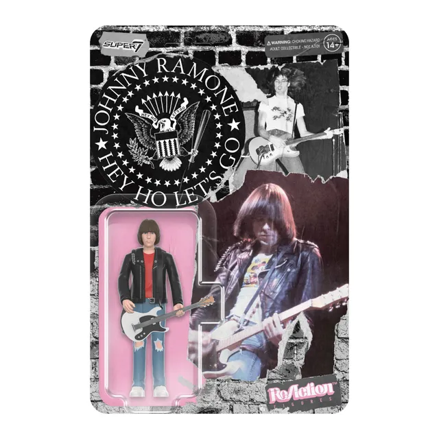 Super7 ReAction Johnny Ramone figurina cu chitara