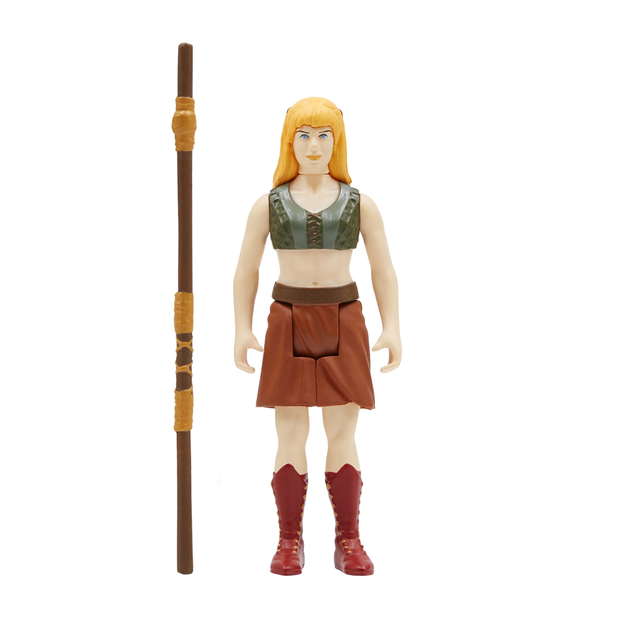 Super7 Xena Gabrielle ReAction figurină 9,5 cm cu toiag