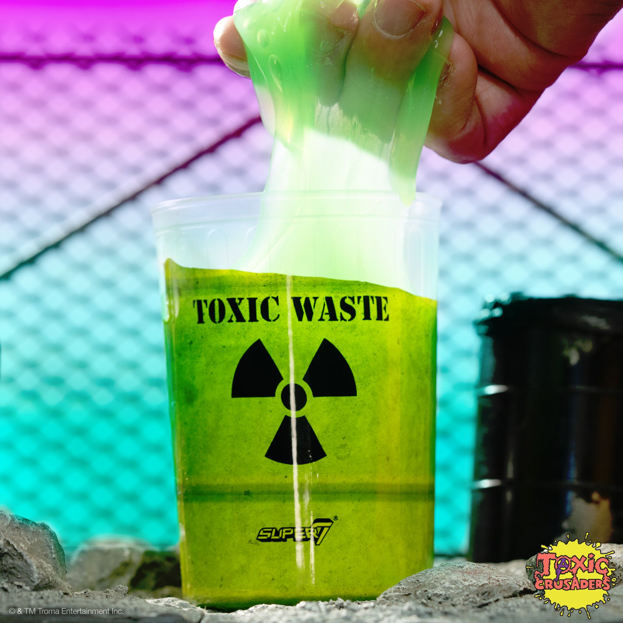 Super7 Ultimates Toxie Slime Glow figurină fosforescentă 18 cm