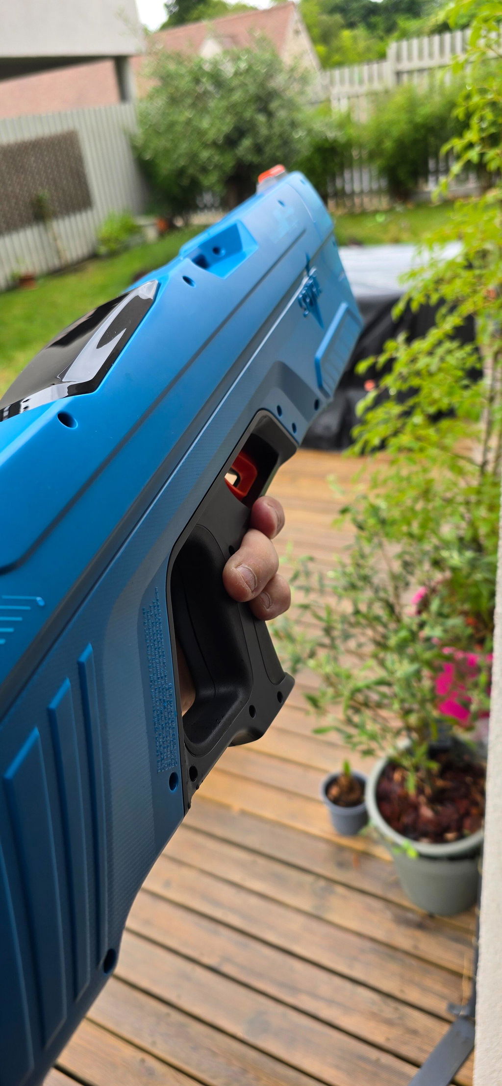 SpyraFour pistol apa electric albastru reincarcare rapida
