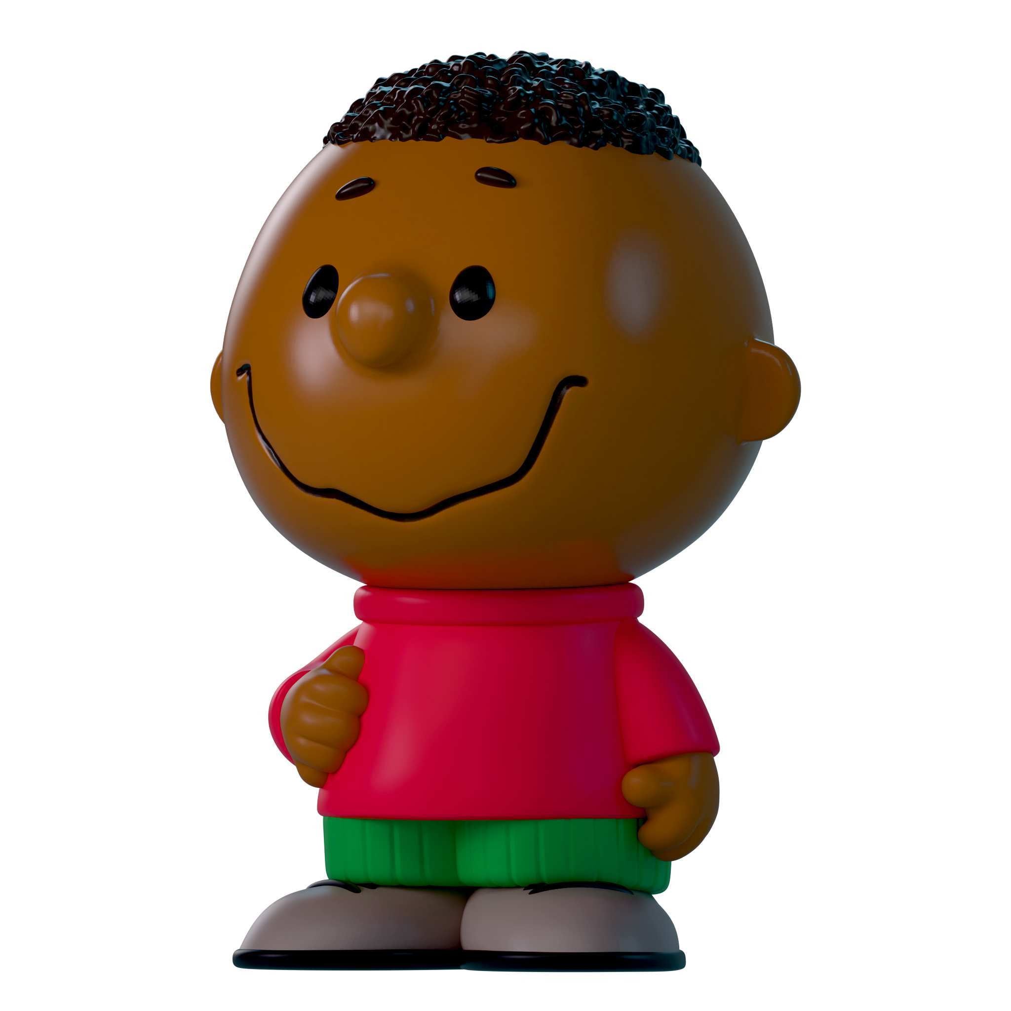 Super7 Peanuts Fun Fun Wave 03 Franklin figurină Holiday 5 inch
