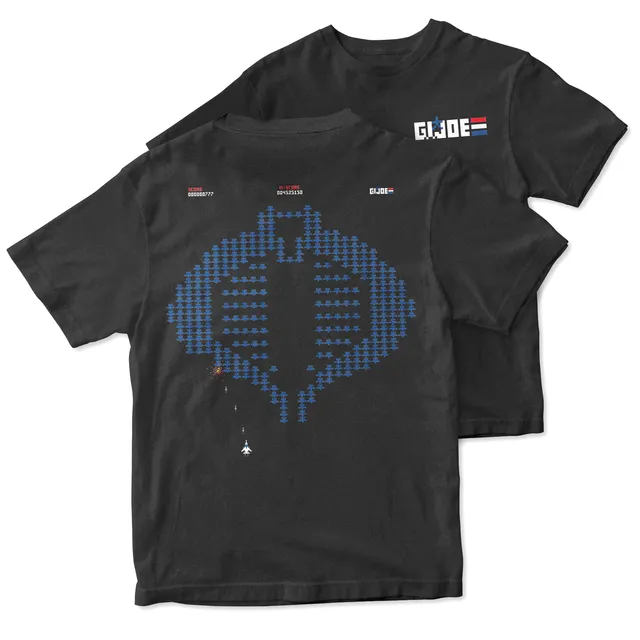 Super7 G.I. Joe Cobra Commander 8-Bit tricou cu spate imprimat