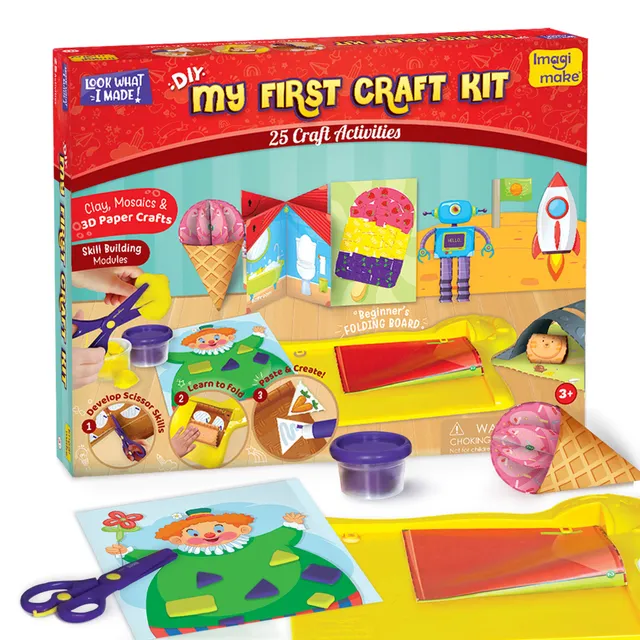Imagimake My First Craft Kit set creatie 25 activitati