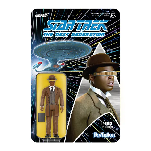Super7 Star Trek TNG La Forge figurină victoriană 9,5 cm