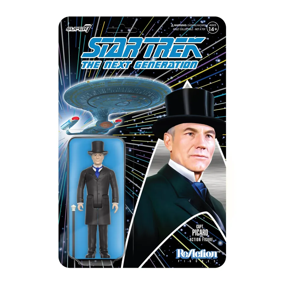 Super7 Star Trek Picard victorian ReAction figurină cu baston