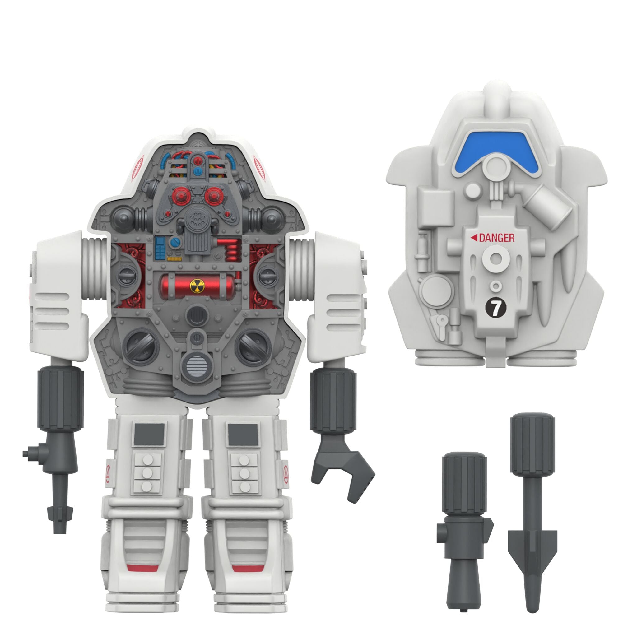 Super7 Super Cyborg G.I. Joe S.N.A.K.E. Armor figurina gri