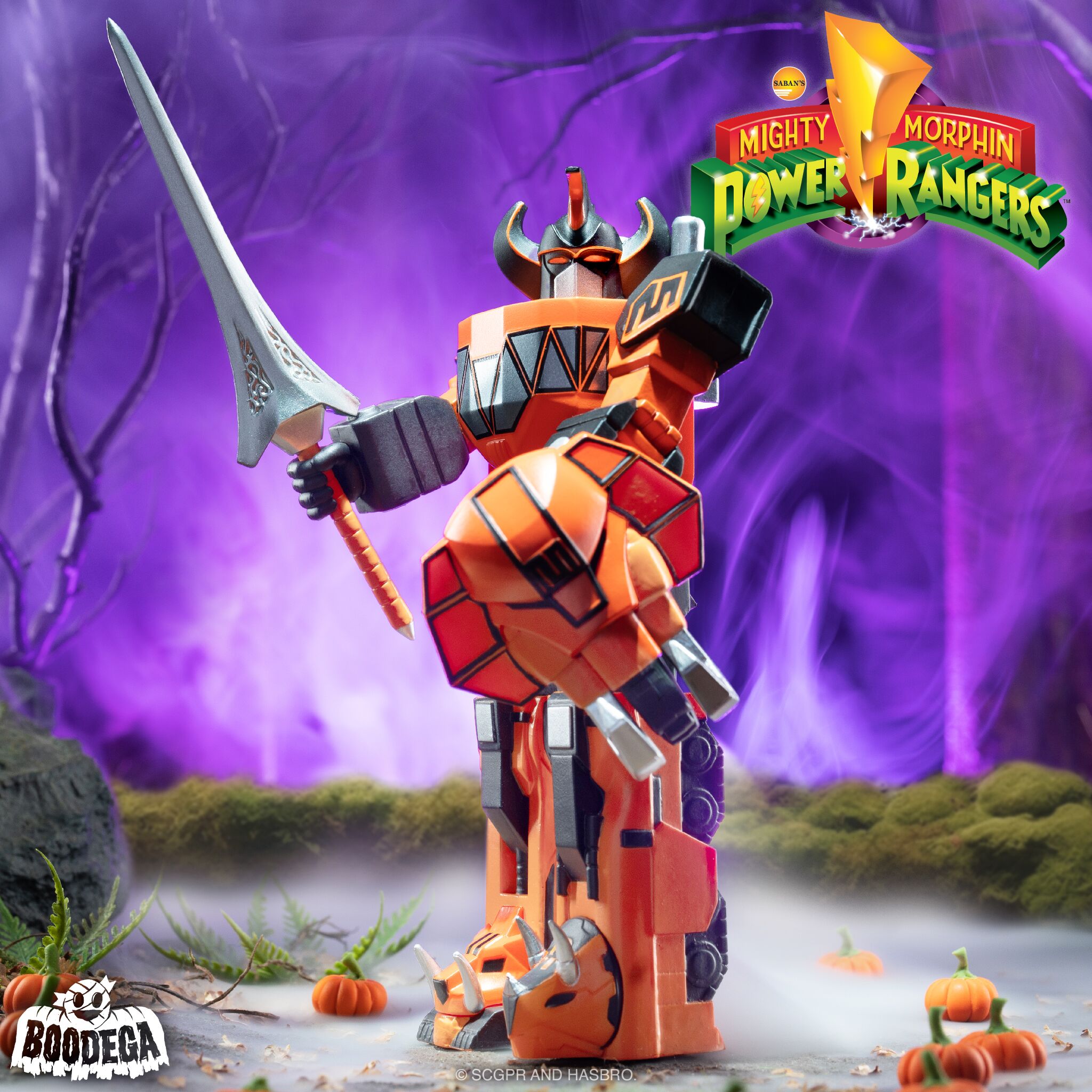 Super7 Power Rangers ReAction Megazord Halloween figurina 9,5cm