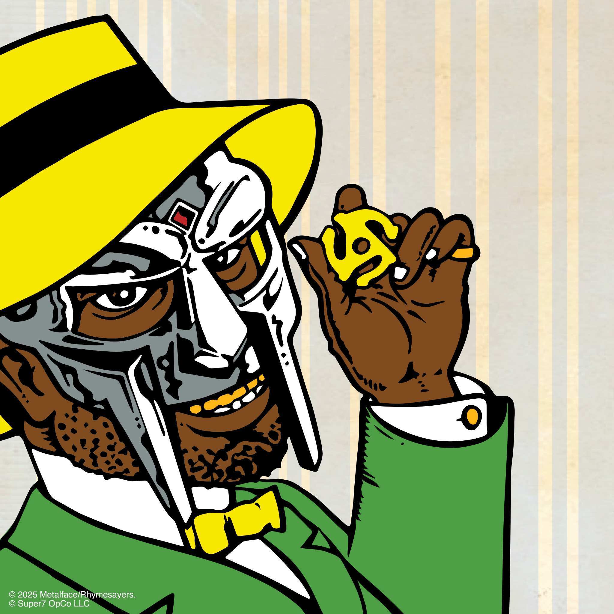 Super7 ReAction MF DOOM Special Herbs figurina 9,5 cm costum