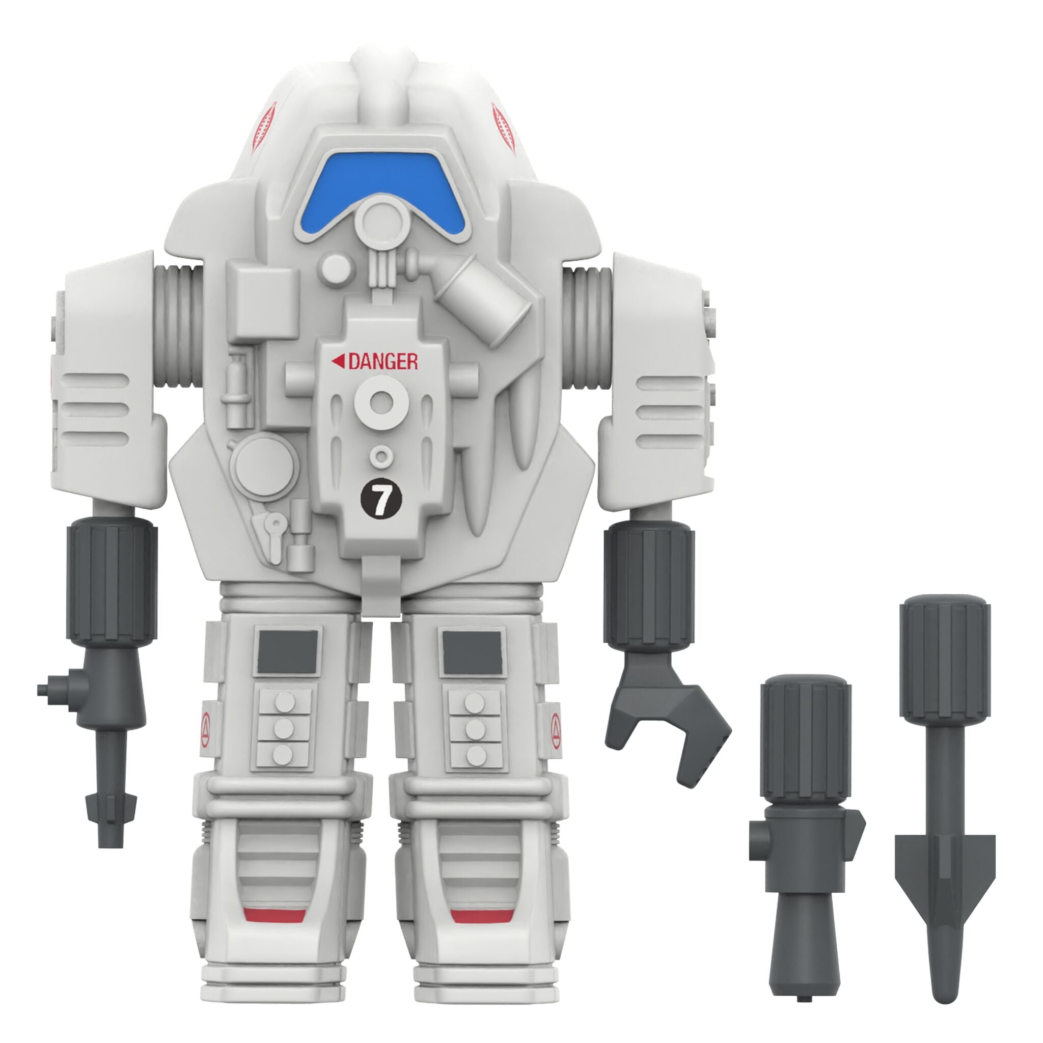 Super7 Super Cyborg G.I. Joe S.N.A.K.E. Armor figurina gri