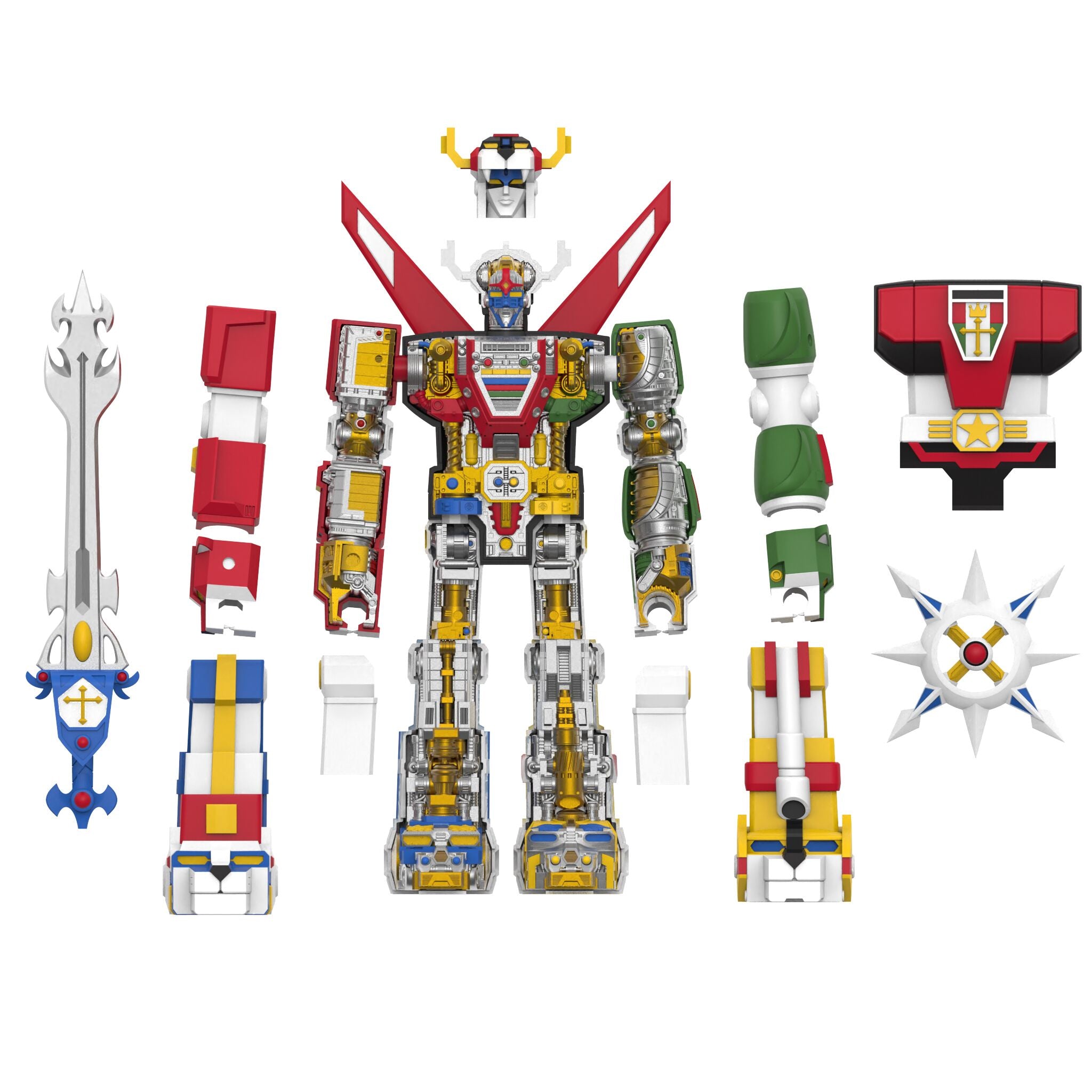 Super7 Voltron Super Cyborg Full Color figurina 28 cm