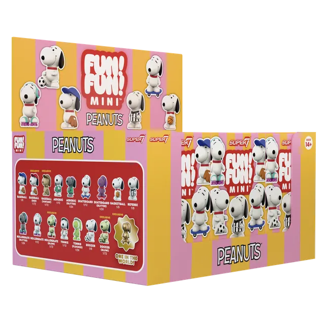 Super7 Peanuts Fun Fun Mini Athlete Snoopy blind box 9 buc
