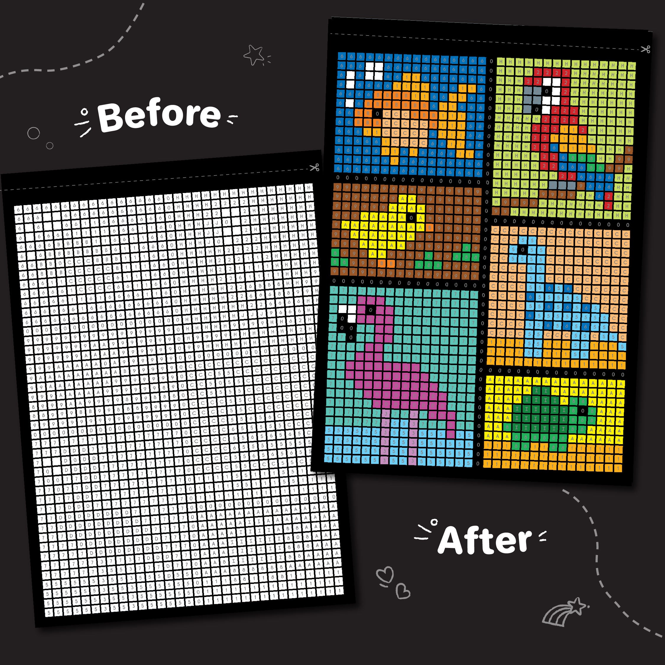 Imagimake Mystery Mosaic Patterns set pictura 30 planse