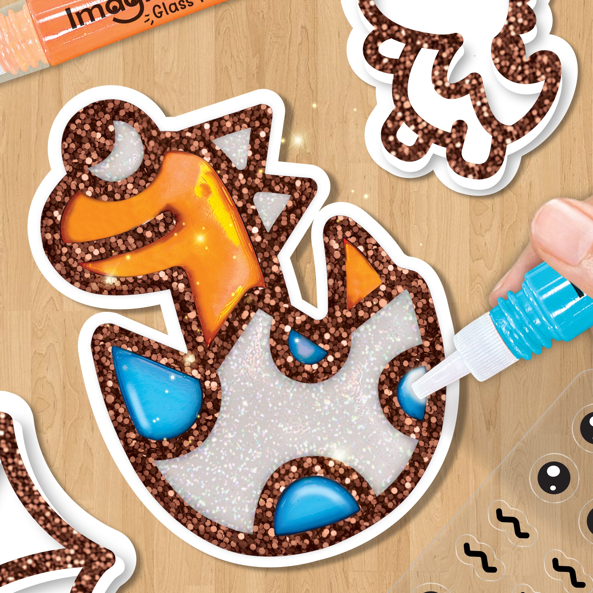Imagimake Jelly Stickers Dino stickere 3D dinozauri
