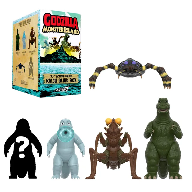 Super7 Toho Showa Monster Island figurina blind box surpriza
