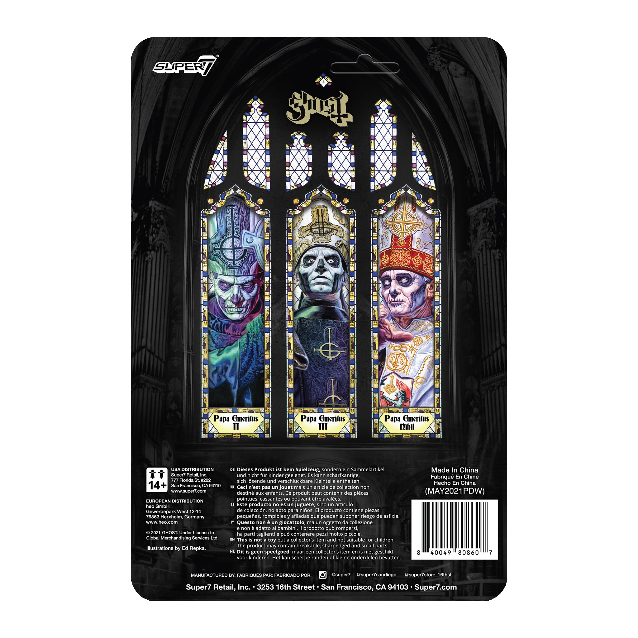 Super7 Ghost ReAction figurina Papa Nihil cu saxofon