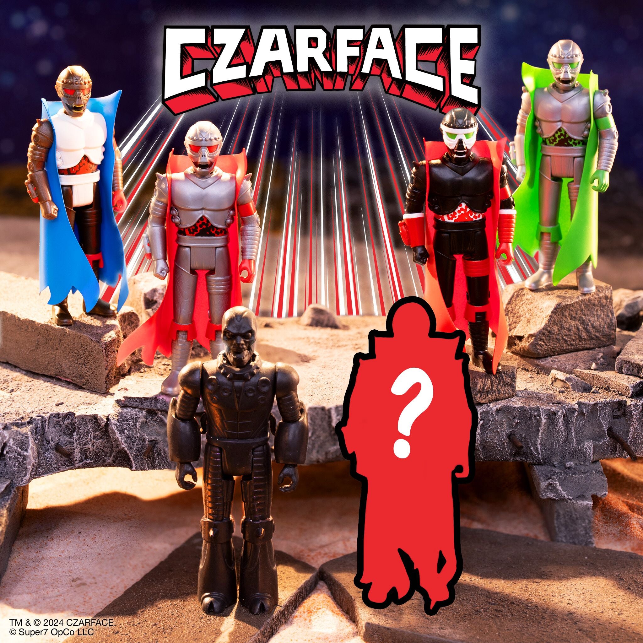 Super7 Czarface Blind Box set 12 figurine oarbe