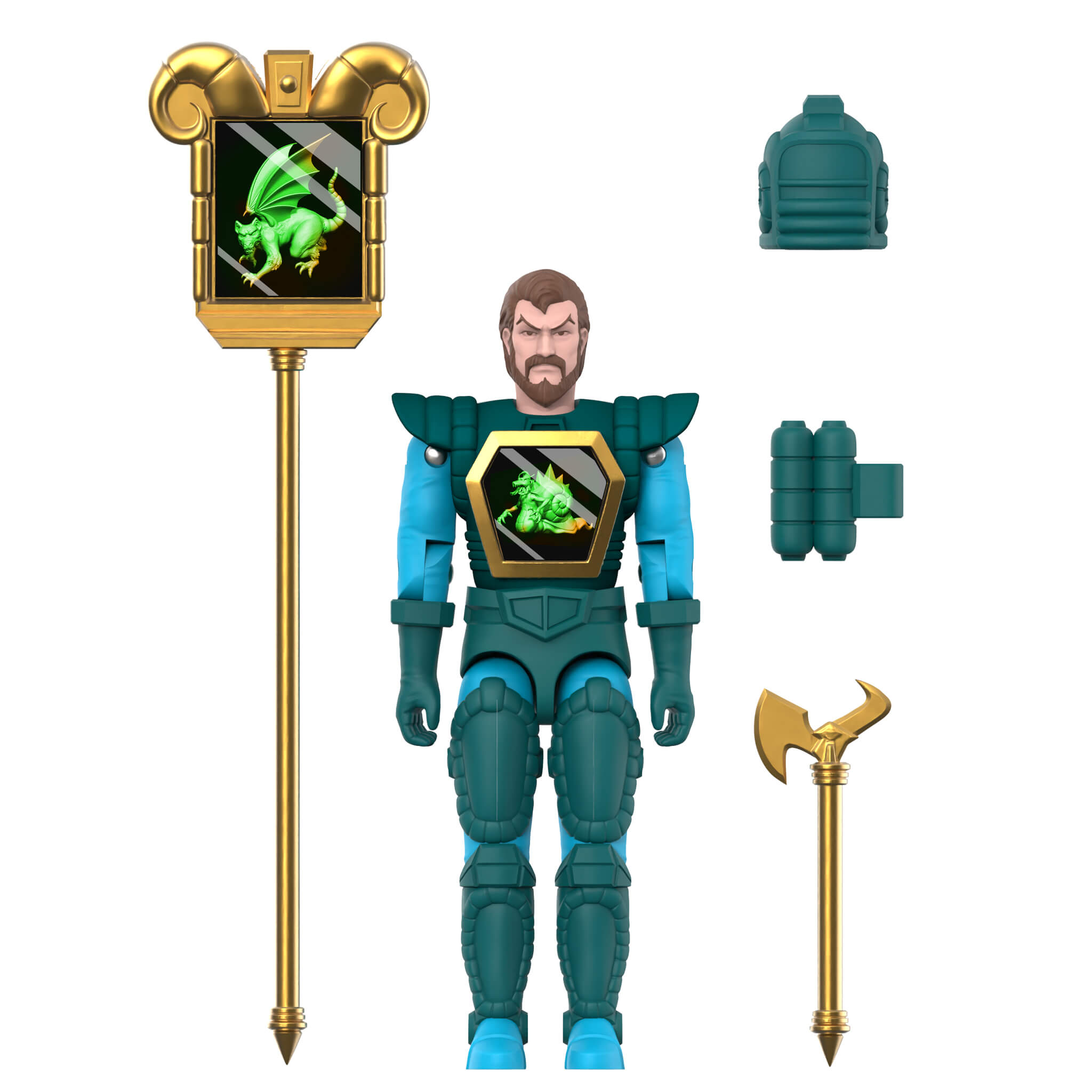 Super7 ReAction+ Visionaries Darkstorm figurina 4 inch