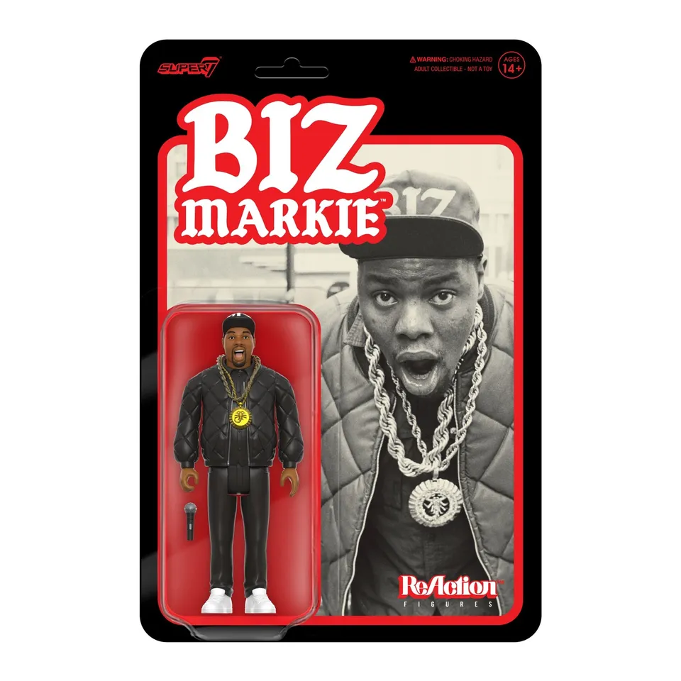 Super7 ReAction Biz Markie Biz figurină