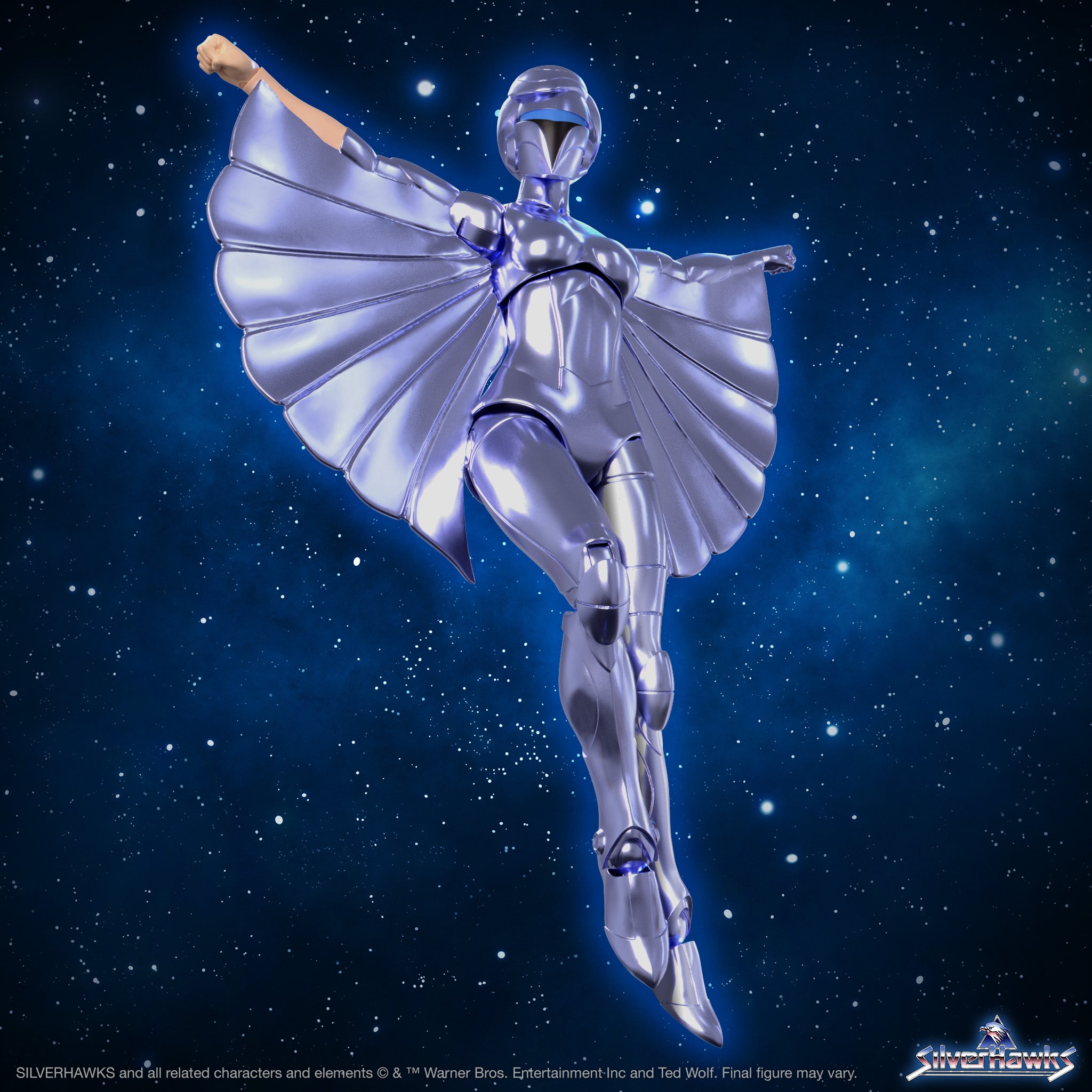 Super7 Ultimates SilverHawks Steelheart figurina metalizata