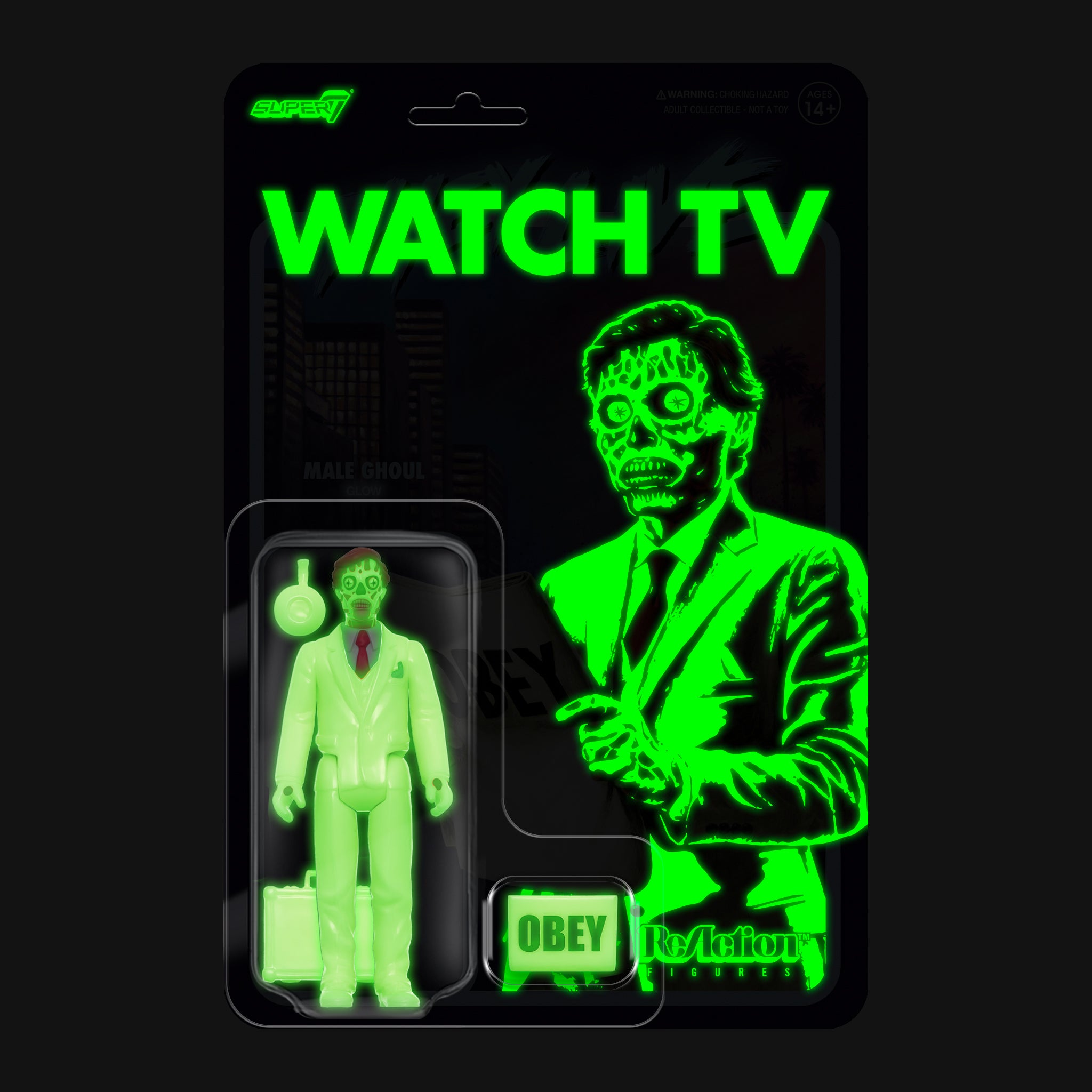 Super7 They Live ReAction figurina Ghoul Glow