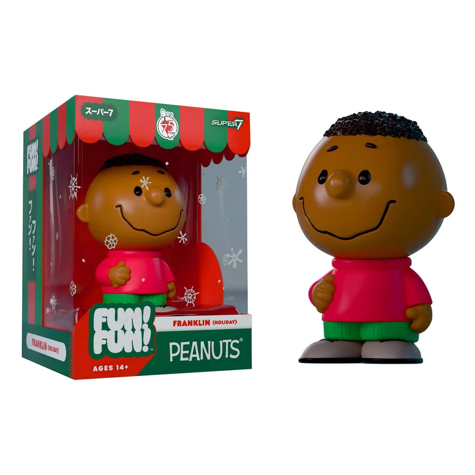 Super7 Peanuts Fun Fun Wave 03 Franklin figurină Holiday 5 inch