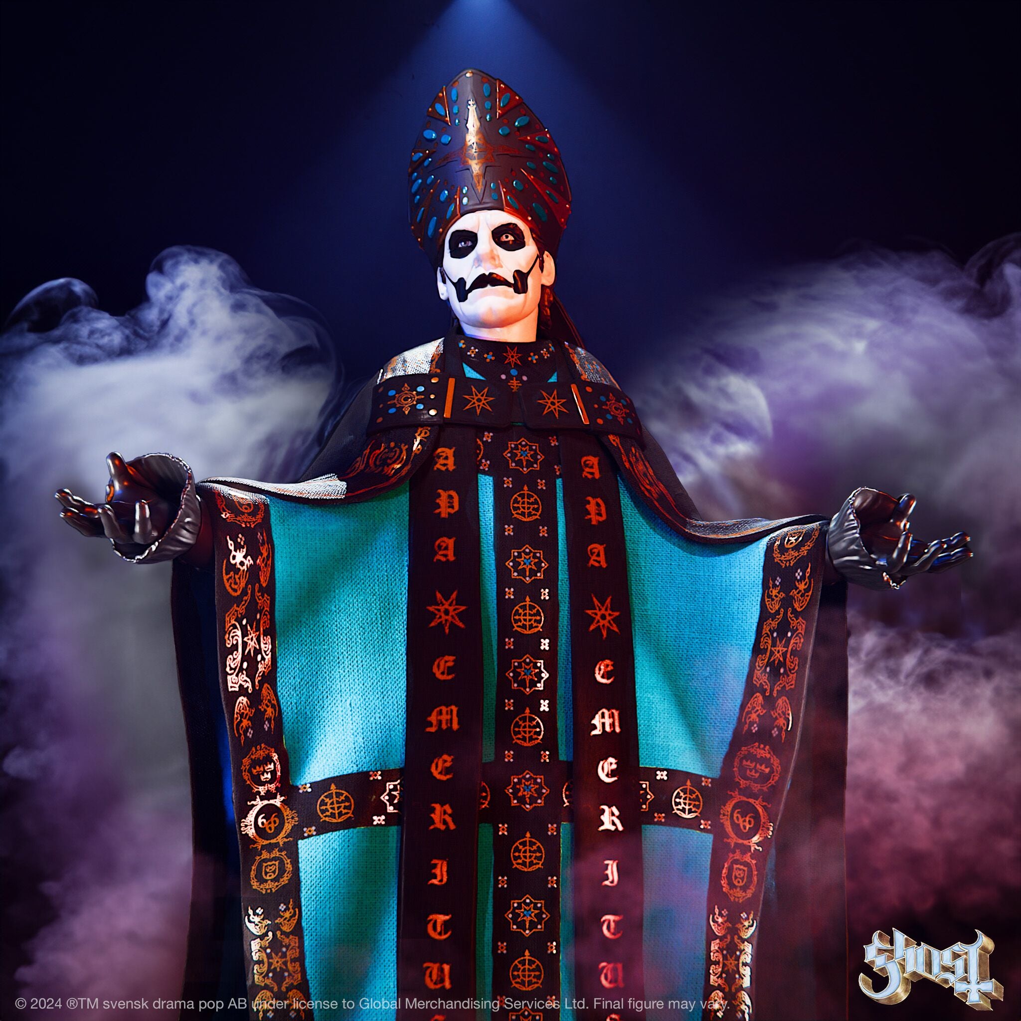 Super7 Ghost Ultimates Papa Emeritus IV figurină 18 cm