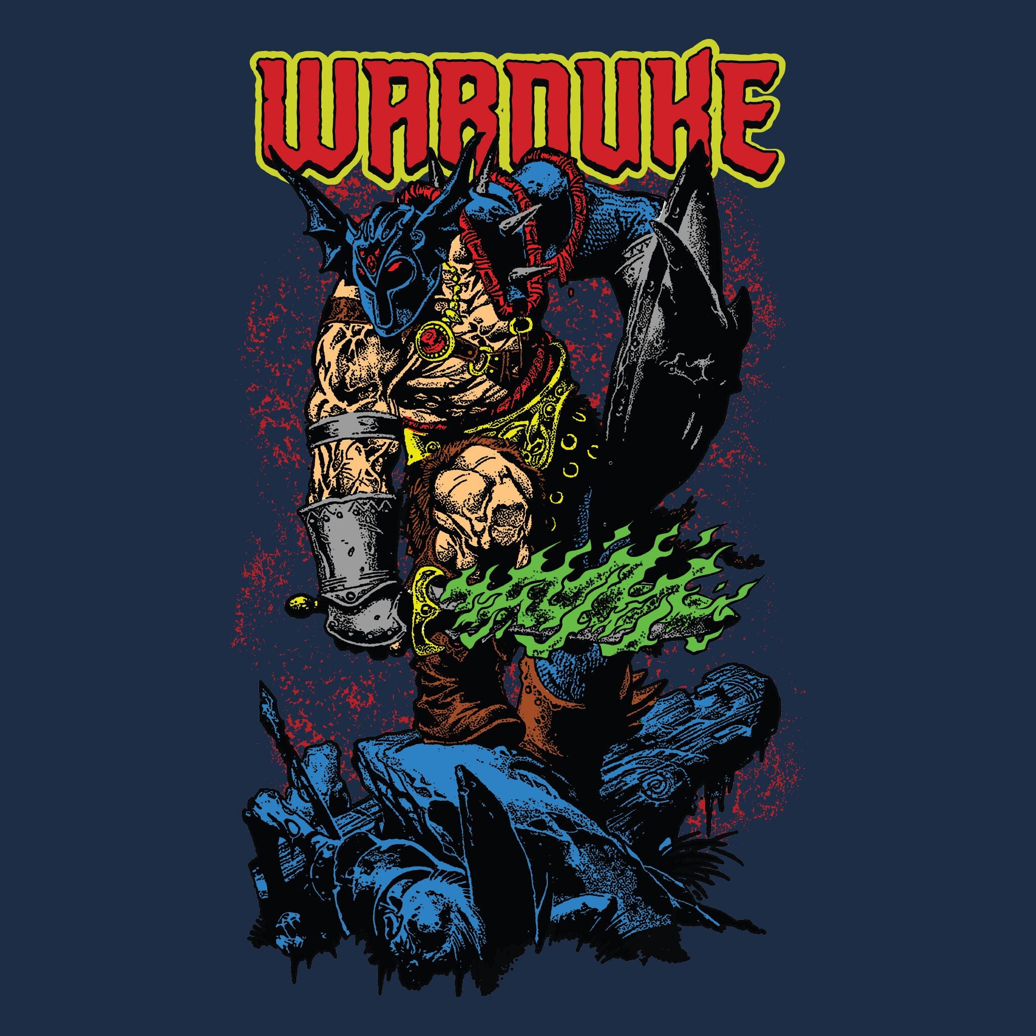 Super7 Dungeons & Dragons Warduke tricou bumbac albastru