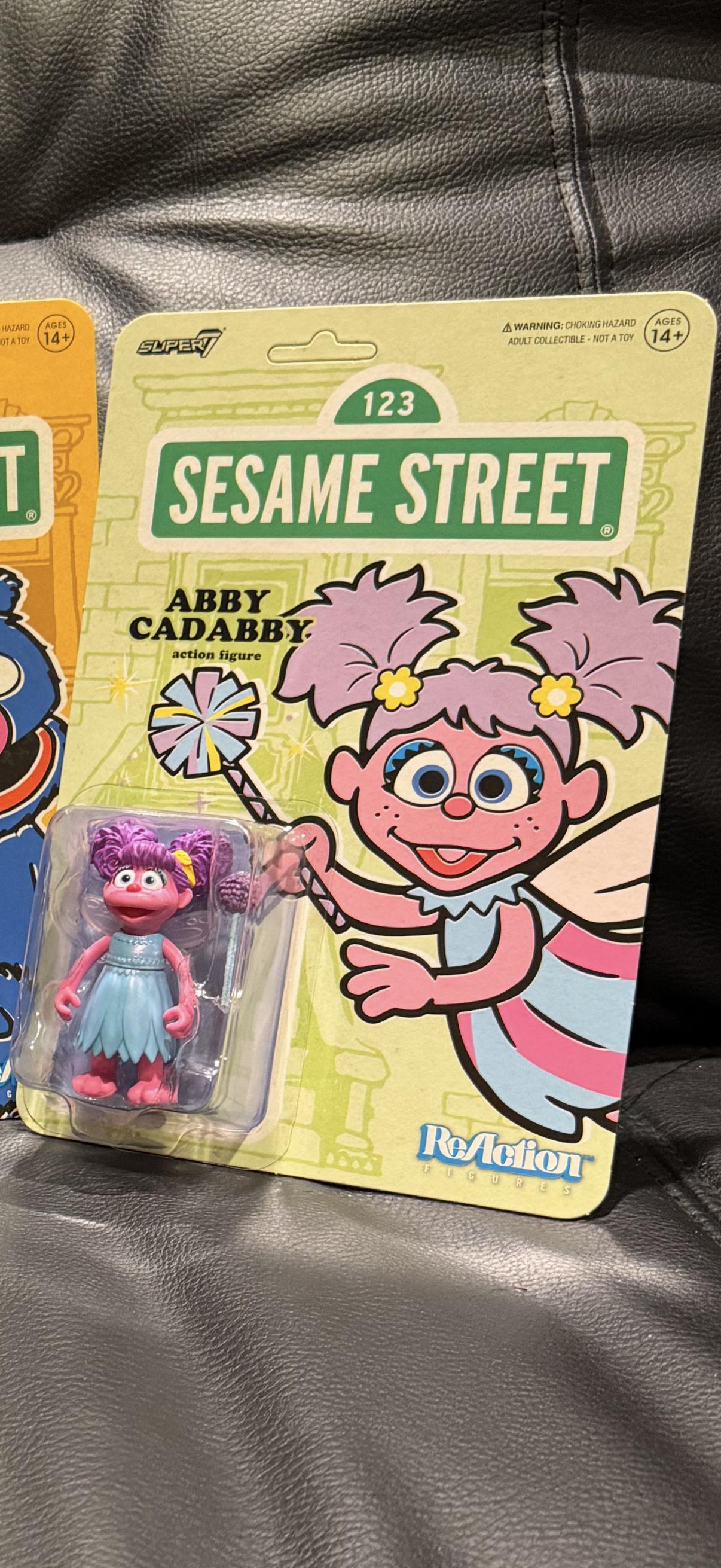 Super7 Sesame Street Abby Cadabby figurină Wave 05 cu baghetă