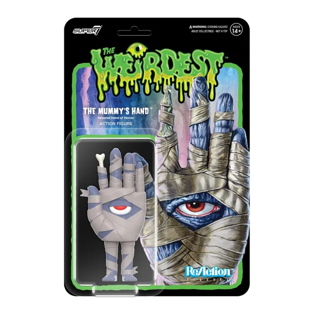 Super7 The Weirdest ReAction Mummy's Hand figurina 10 cm