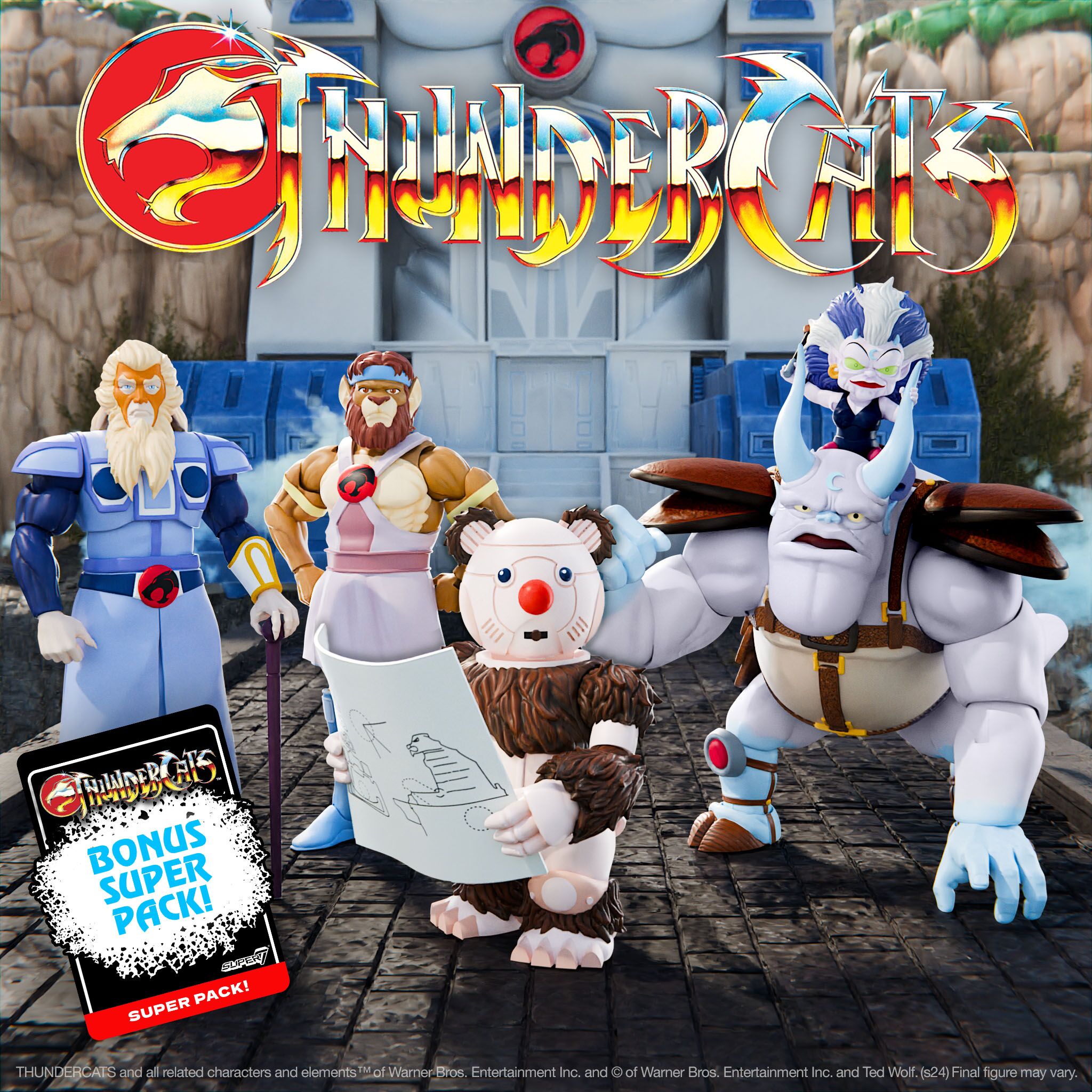 Super7 ThunderCats Ultimates Robear Bill figurina 18 cm