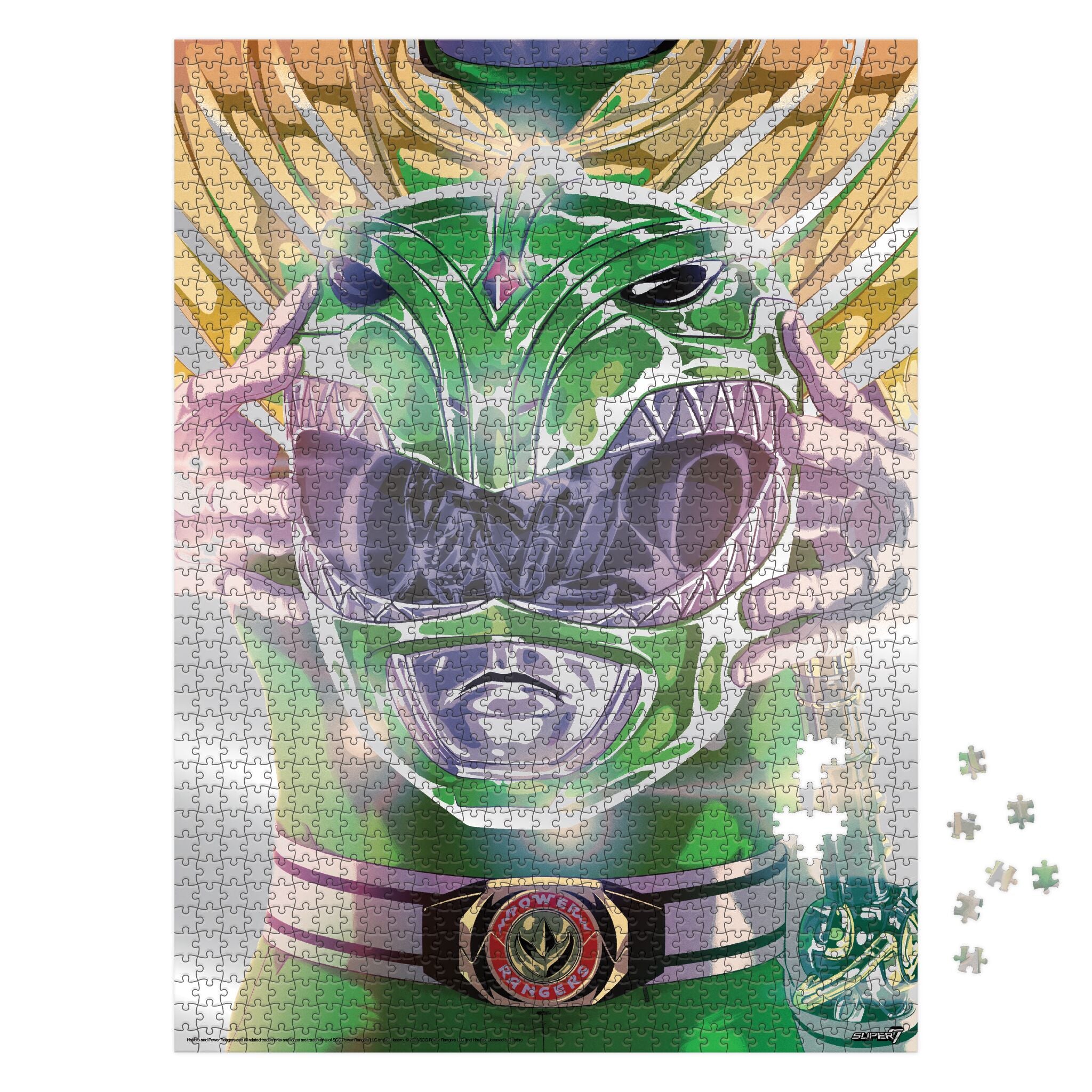 Super7 Power Rangers Green Ranger puzzle 1000 piese foil