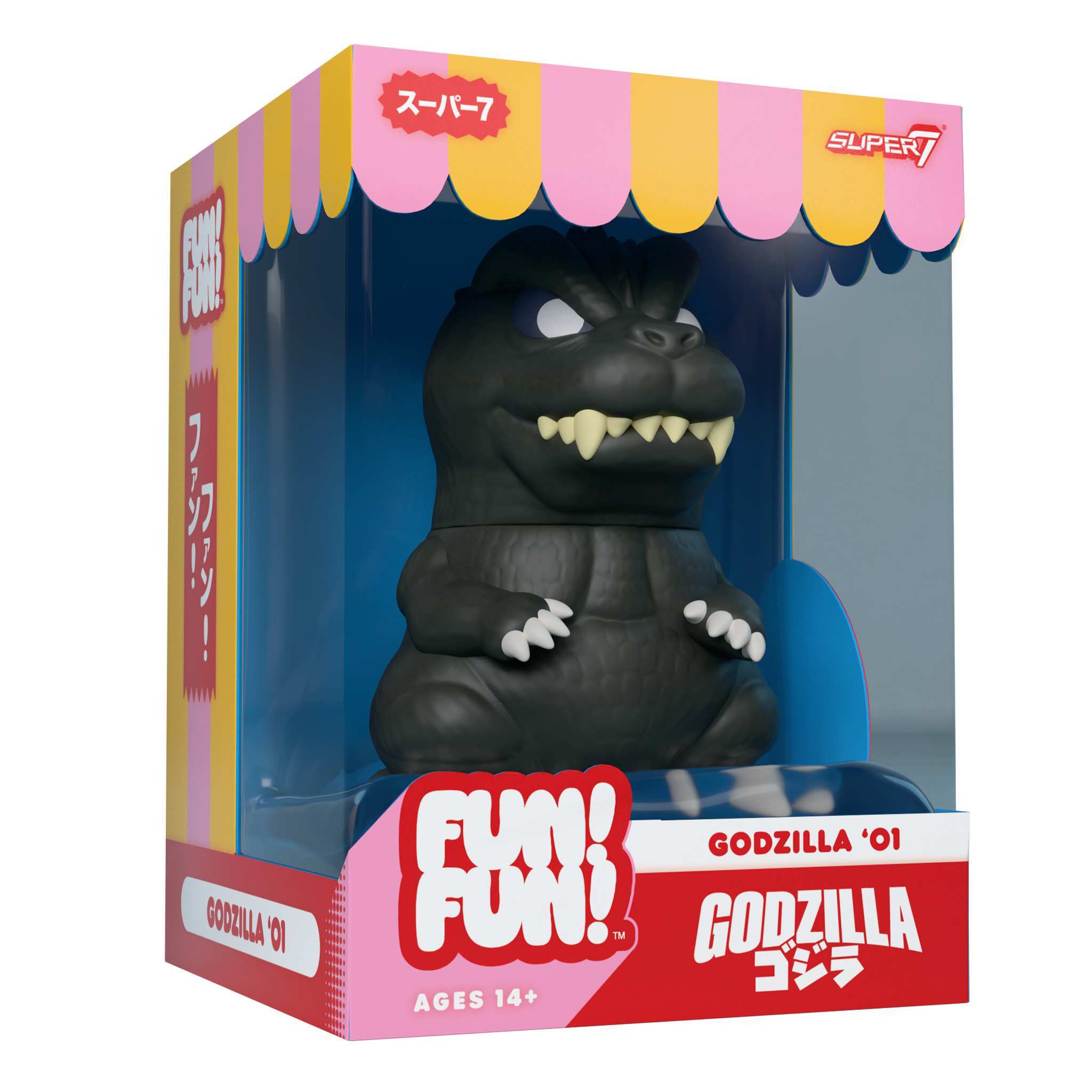 Super7 Toho Fun Fun Godzilla 2001 figurina vinyl 13 cm