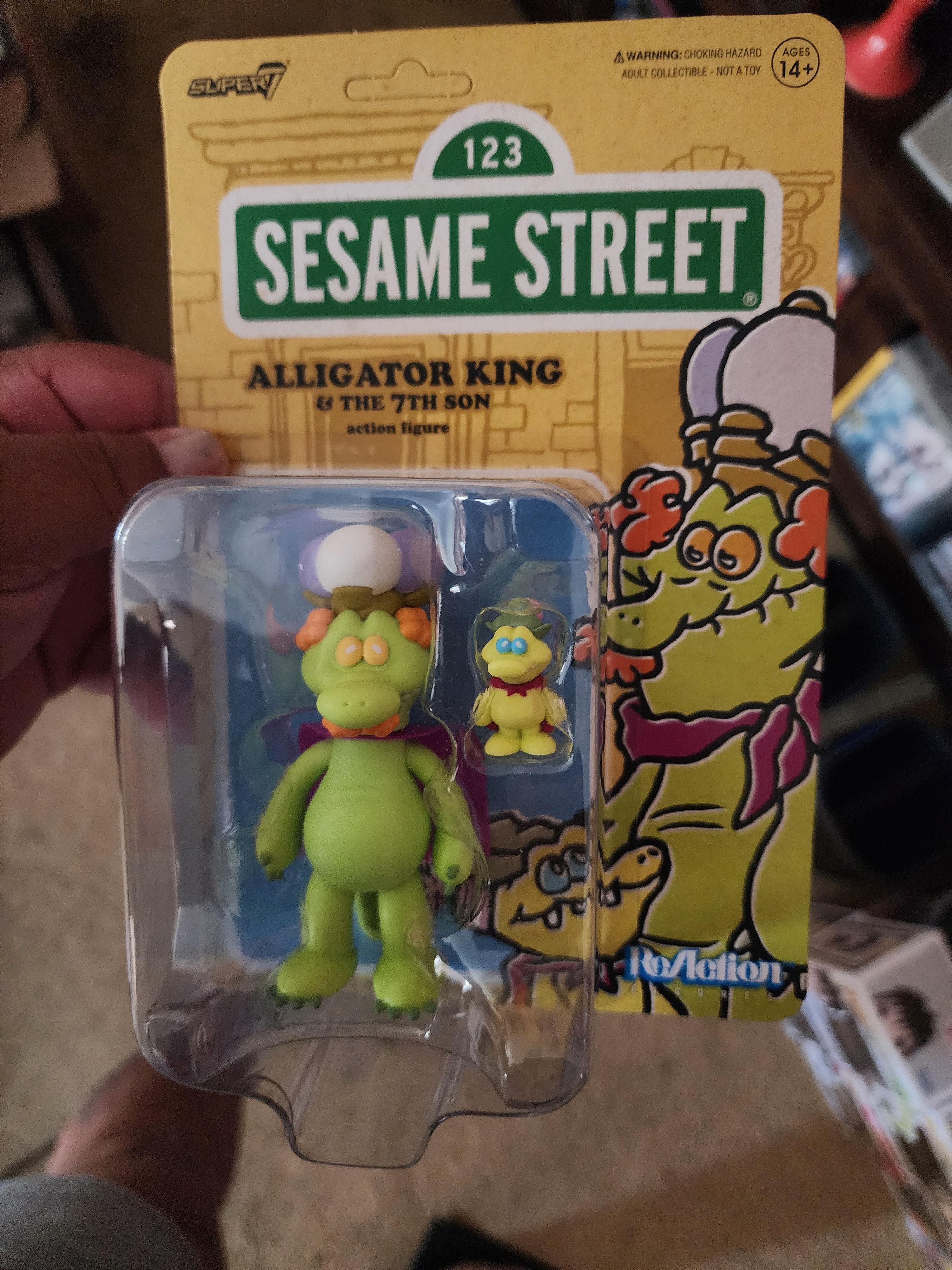 Super7 ReAction Chef Cookie Monster figurina 9,5 cm
