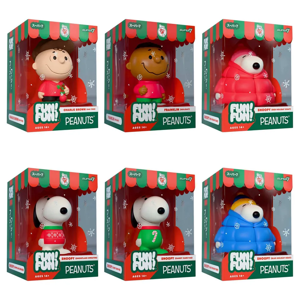Super7 Peanuts FUN FUN Wave 03 set 6 figurine holiday
