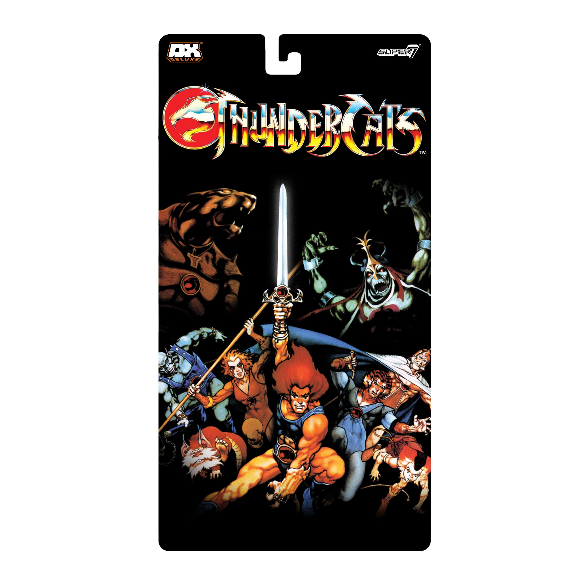 Super7 ThunderCats Deluxe Tygra figurina 18 cm cu bici