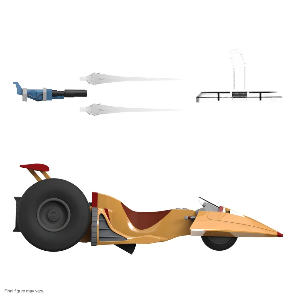 Super7 SilverHawks ULTIMATES Wave 05 Space Racer vehicul 7 inch