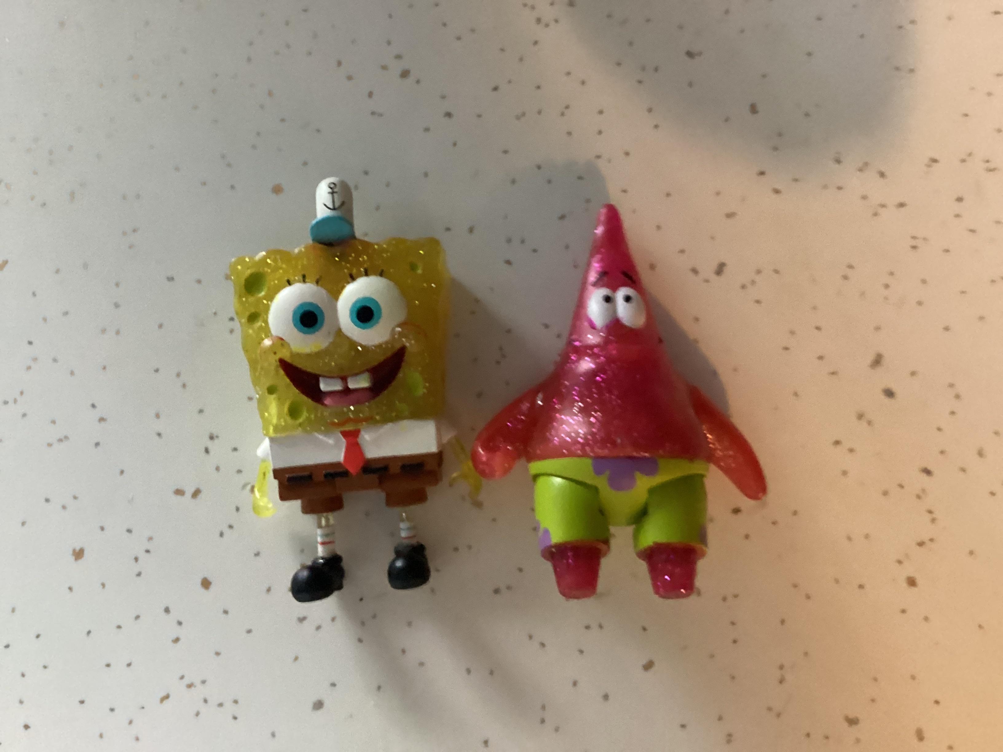 Super7 SpongeBob Patrick BFF set 2 figurine glitter