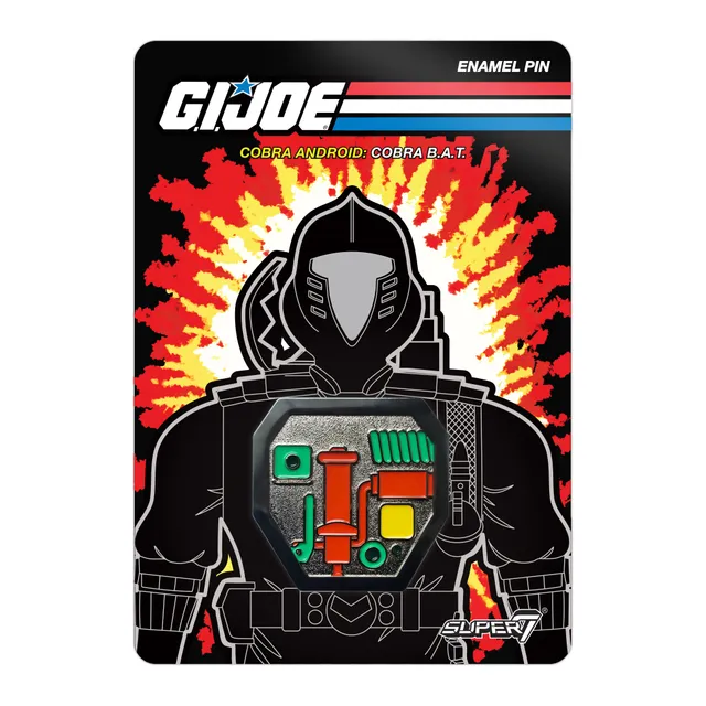 Super7 G.I. Joe Cobra B.A.T. pin emailat 3,8 cm