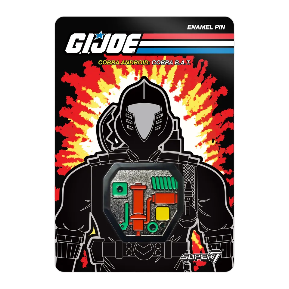 Super7 G.I. Joe Cobra B.A.T. pin emailat 3,8 cm