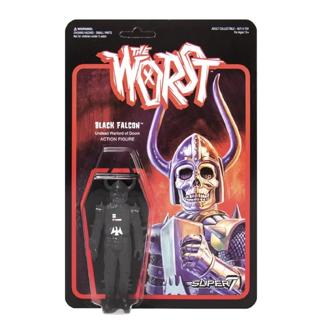Super7 The Worst Black Falcon Star Worst figurina 9,5 cm