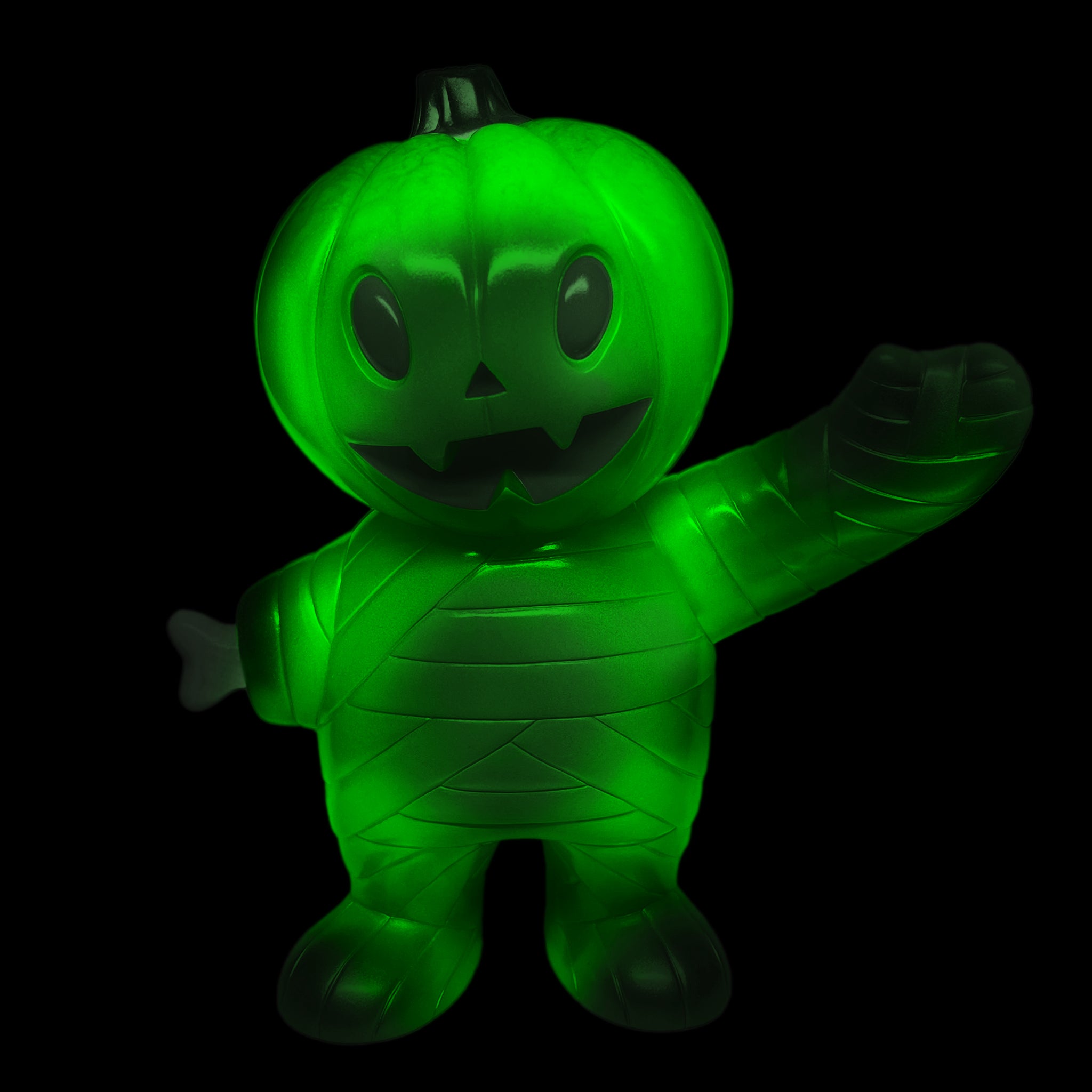 Super7 Japanese Vinyl Pumpkin Boy figură portocaliu fosforescent