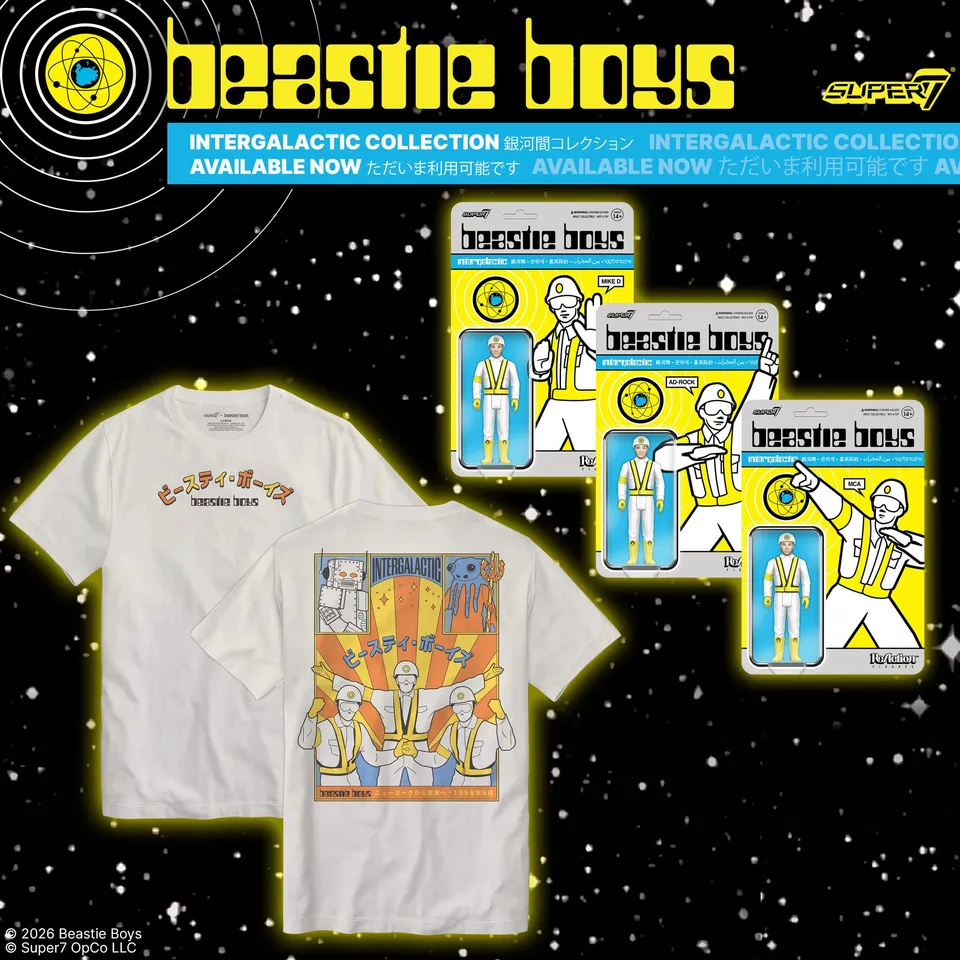 Super7 Beastie Boys Intergalactic pachet 3 figurine + tricou