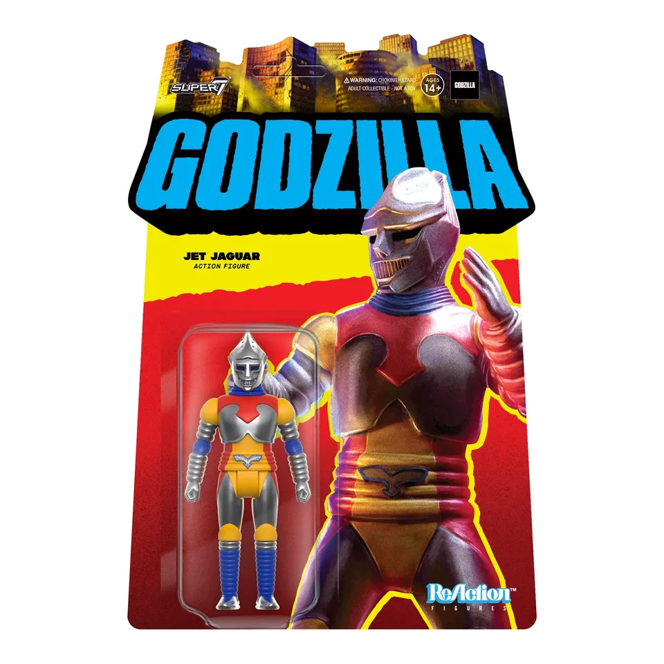 Super7 Toho Jet Jaguar figurina articulata 9,5 cm
