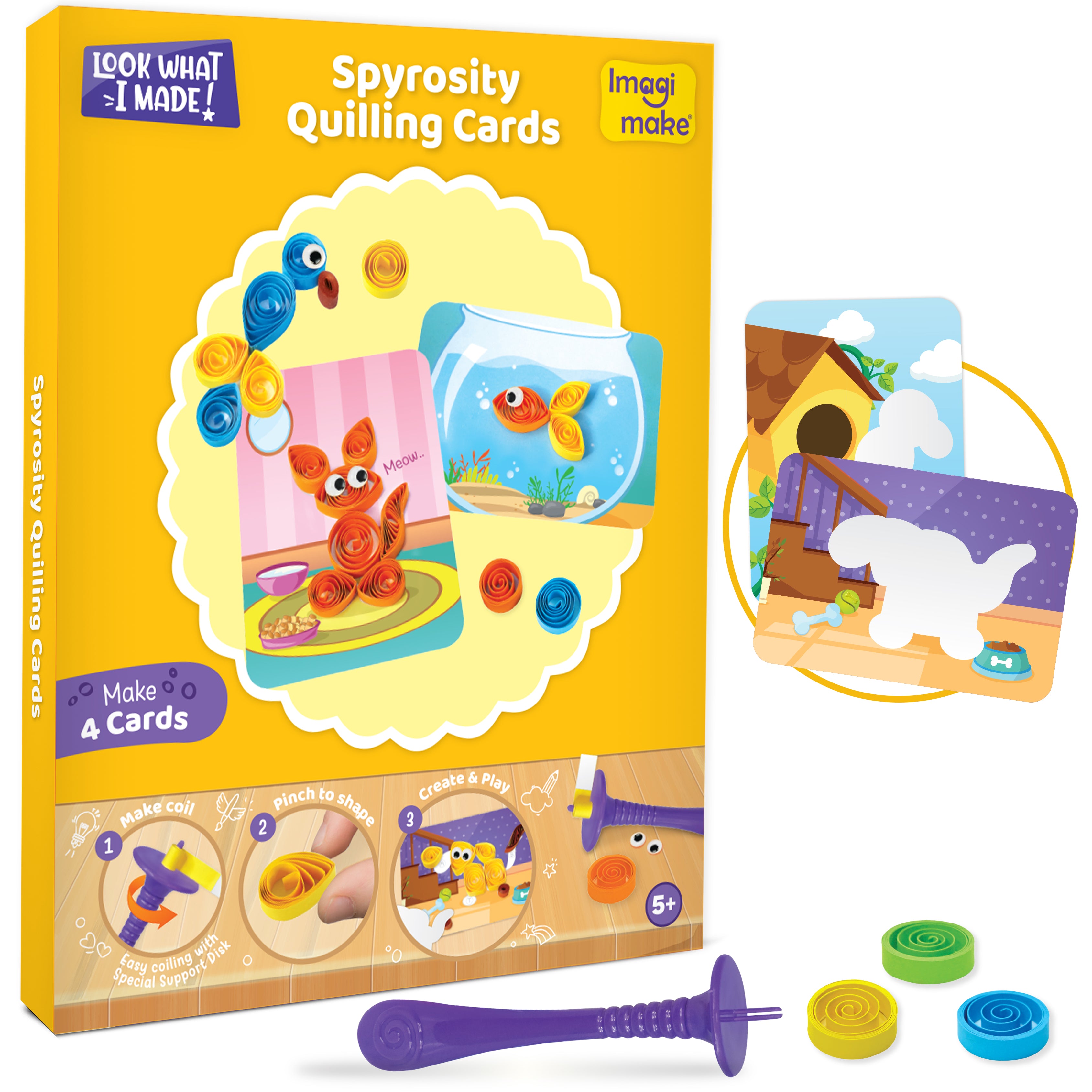 Imagimake Combo puzzle educational + kit creativ 5 in 1