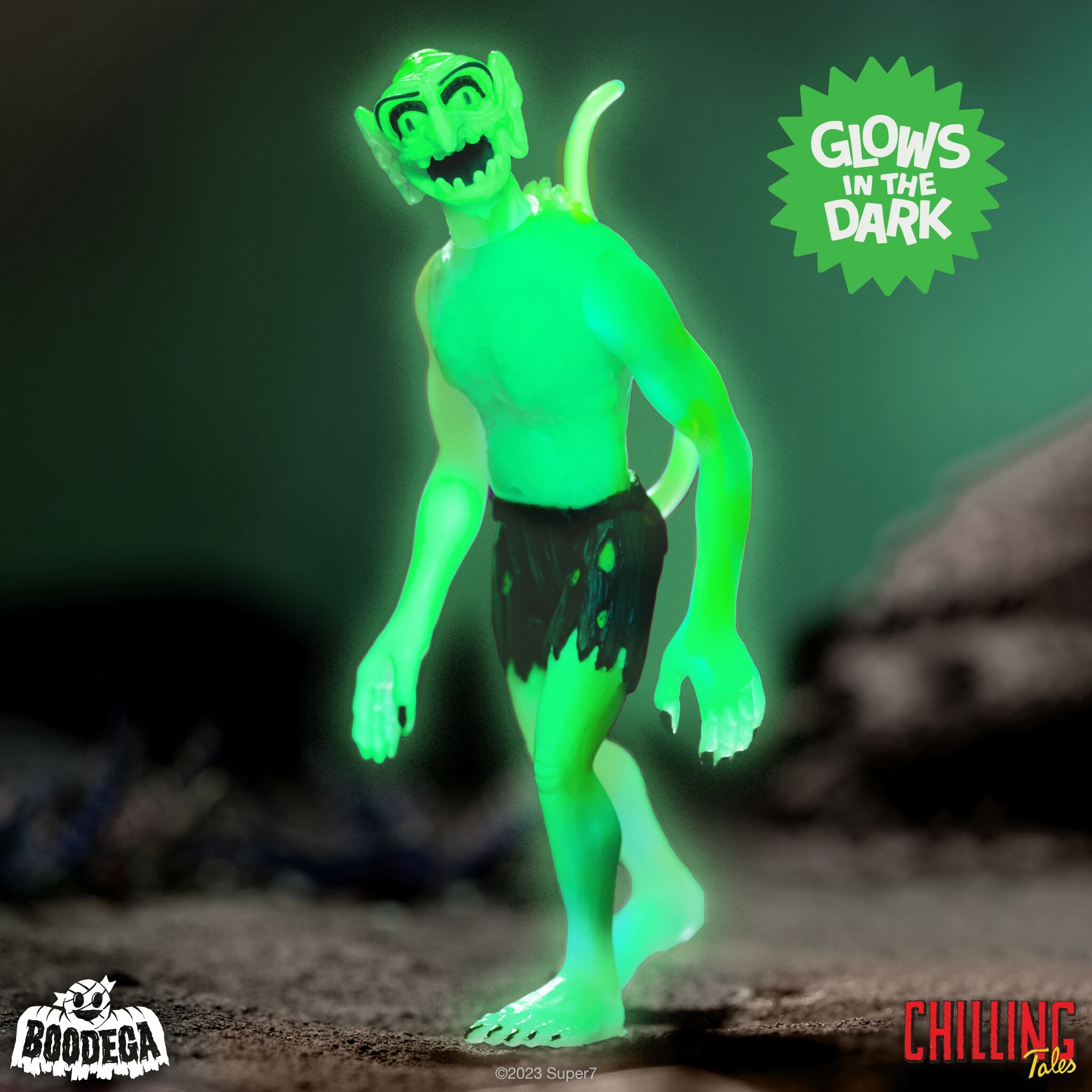 Super7 Pre-Code Horror Graveyard Ghoul figurină fosforescentă