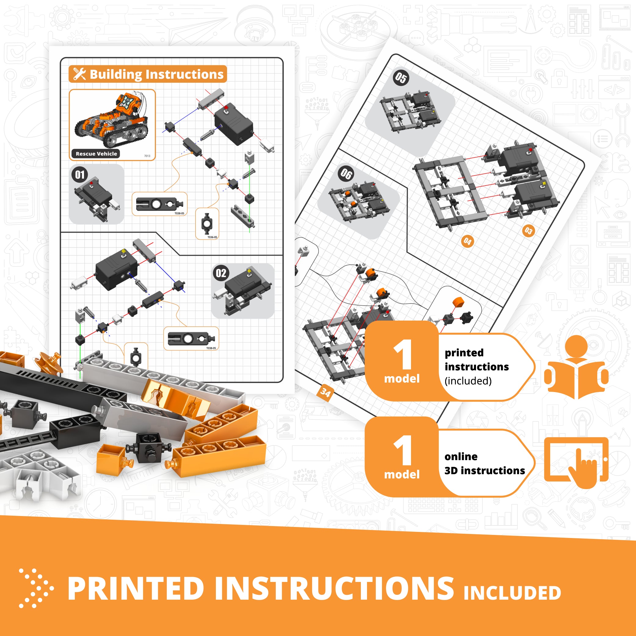 Engino Coding Lab ERP PRO 2.0 kit robotica 2 modele