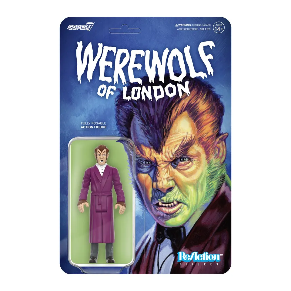 Super7 Werewolf of London ReAction figurina varcolac 3,75 inch