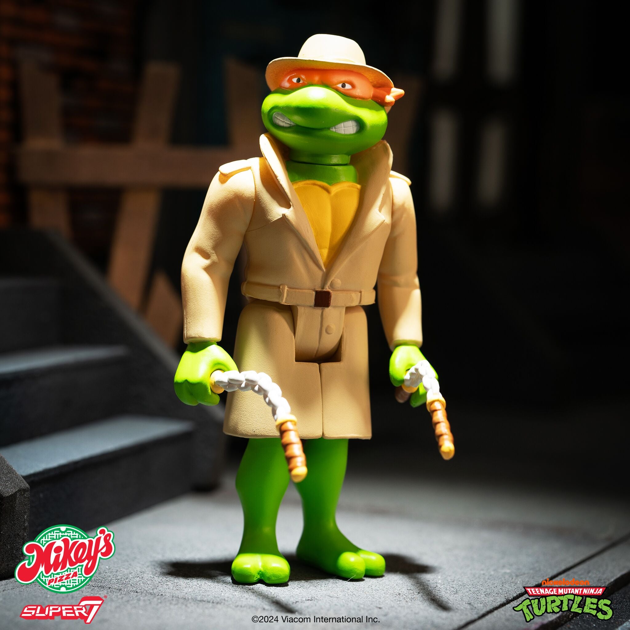 Super7 TMNT ReAction Wave 10 set figurine 4 buc pizza