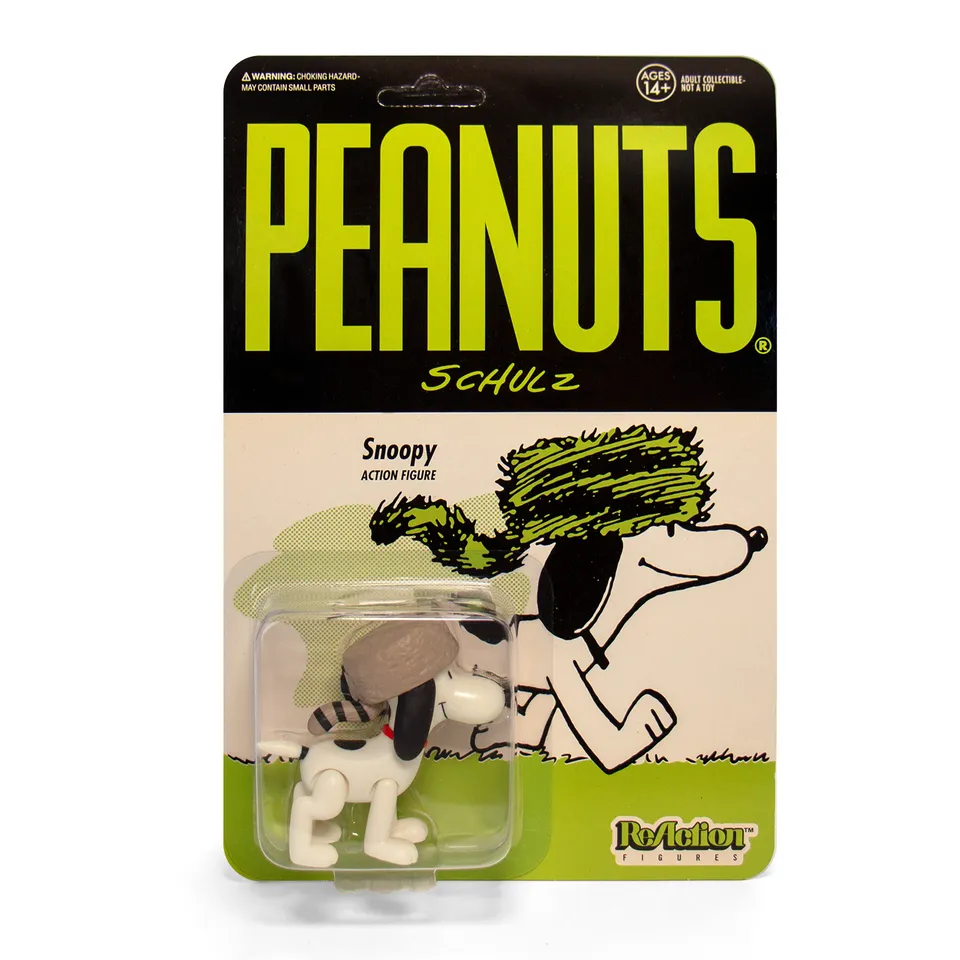 Super7 Peanuts Snoopy Raccoon Hat figurina 9,5 cm